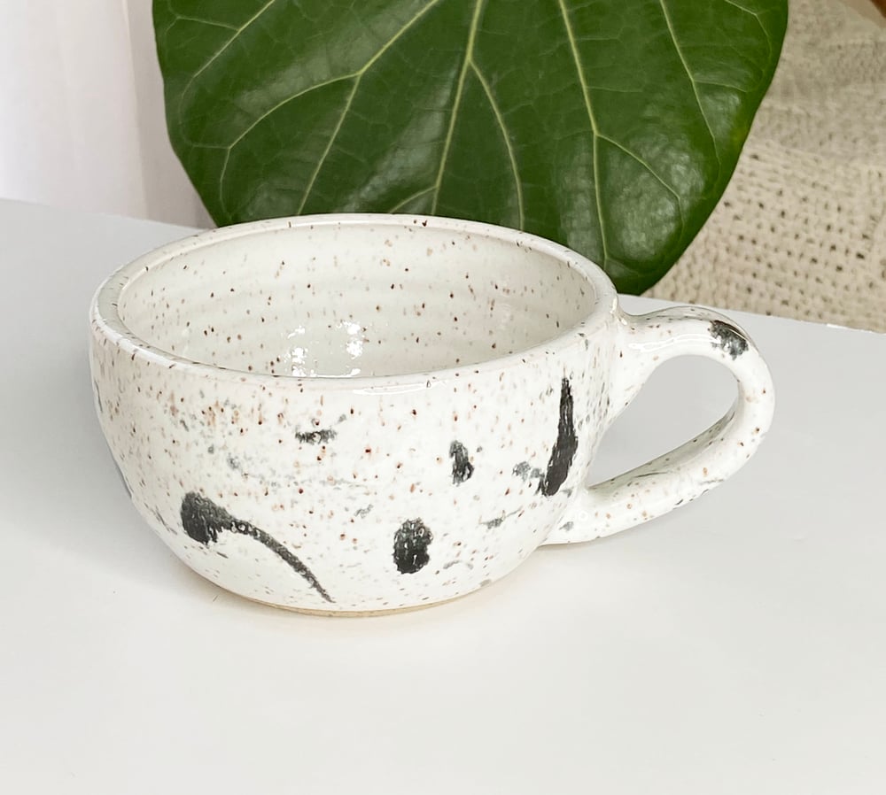B&W Splatter Espresso Cup