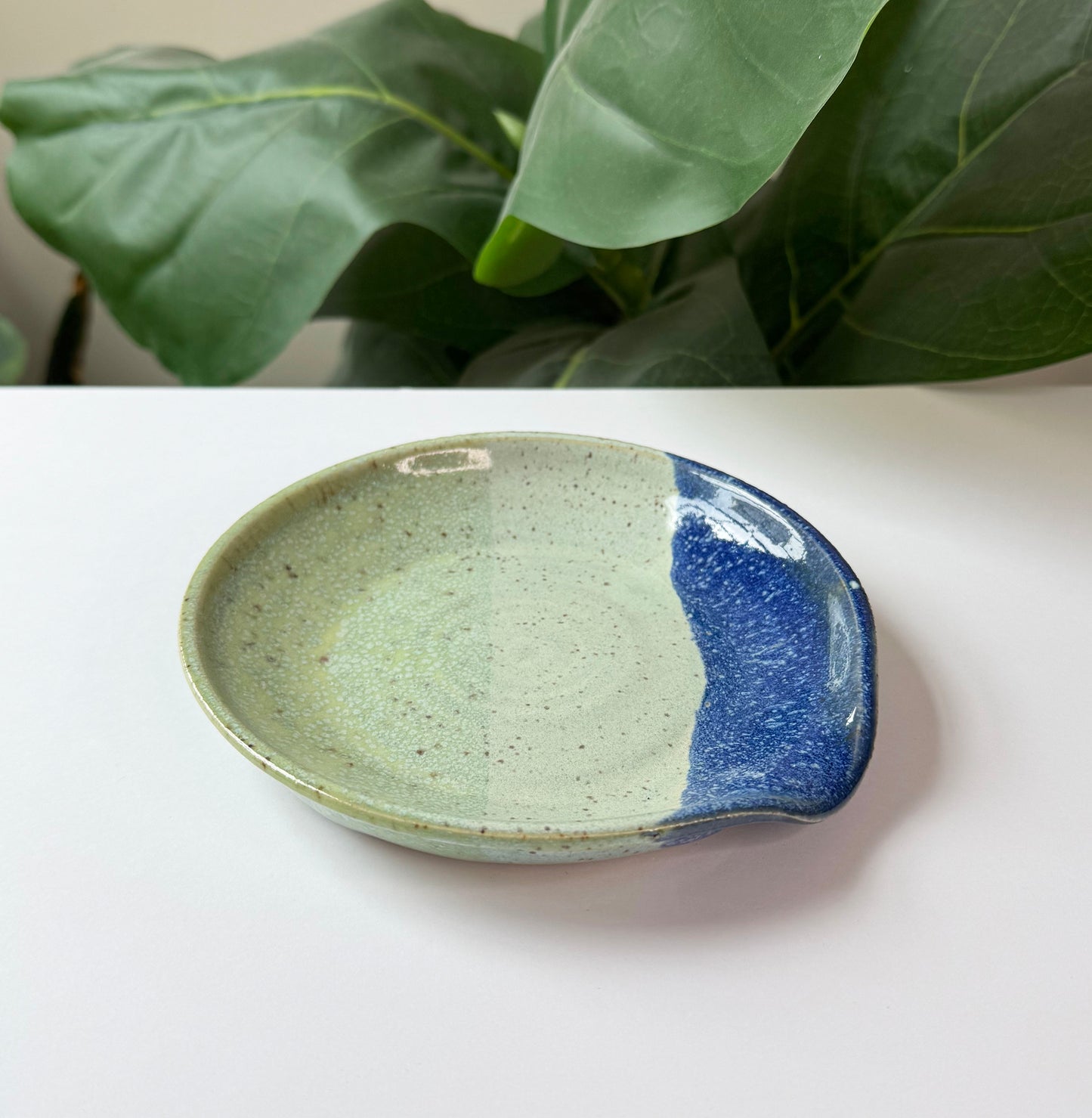 Blue & Mint Spoon Rest