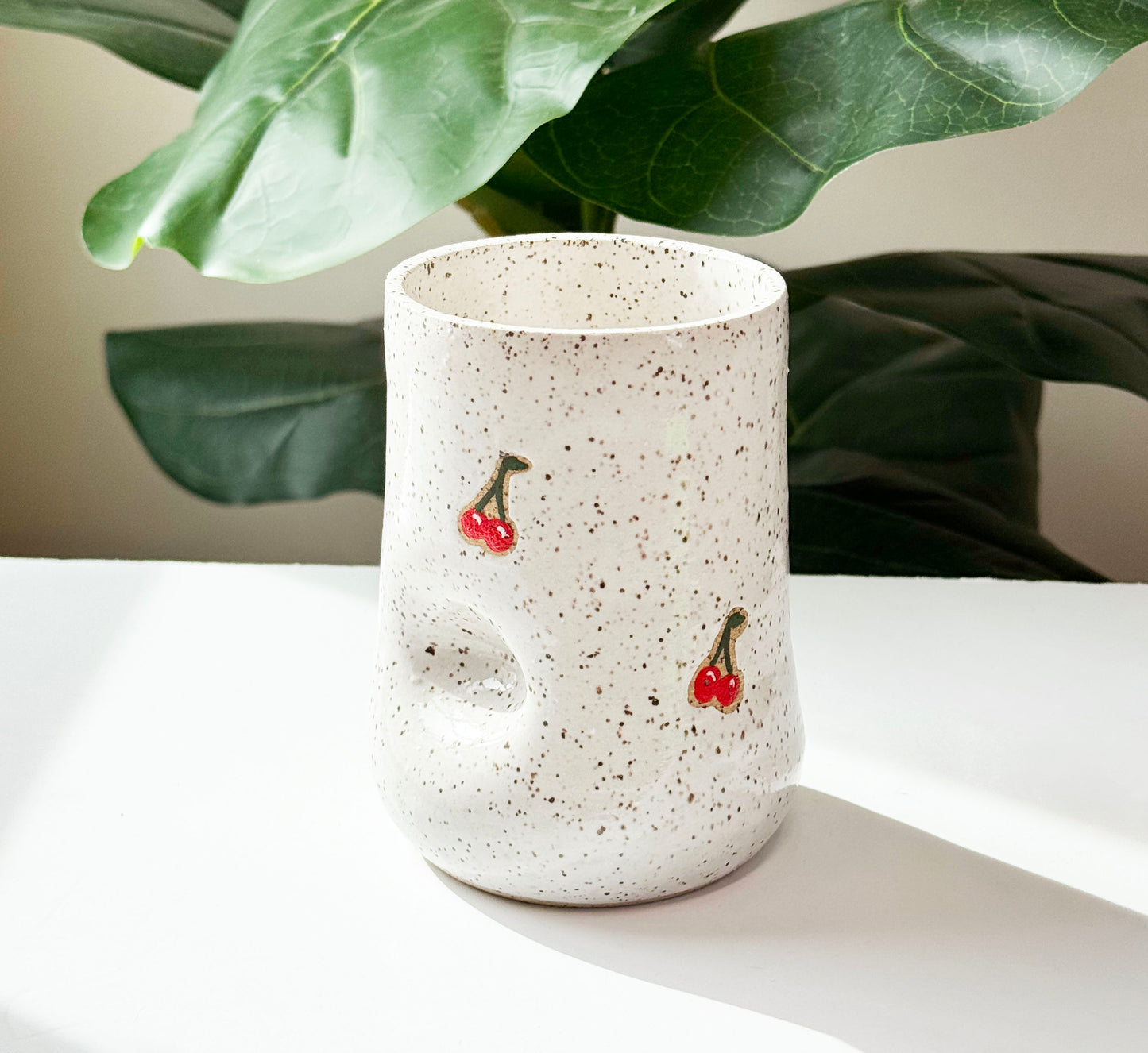 Cherry Thumb Cup