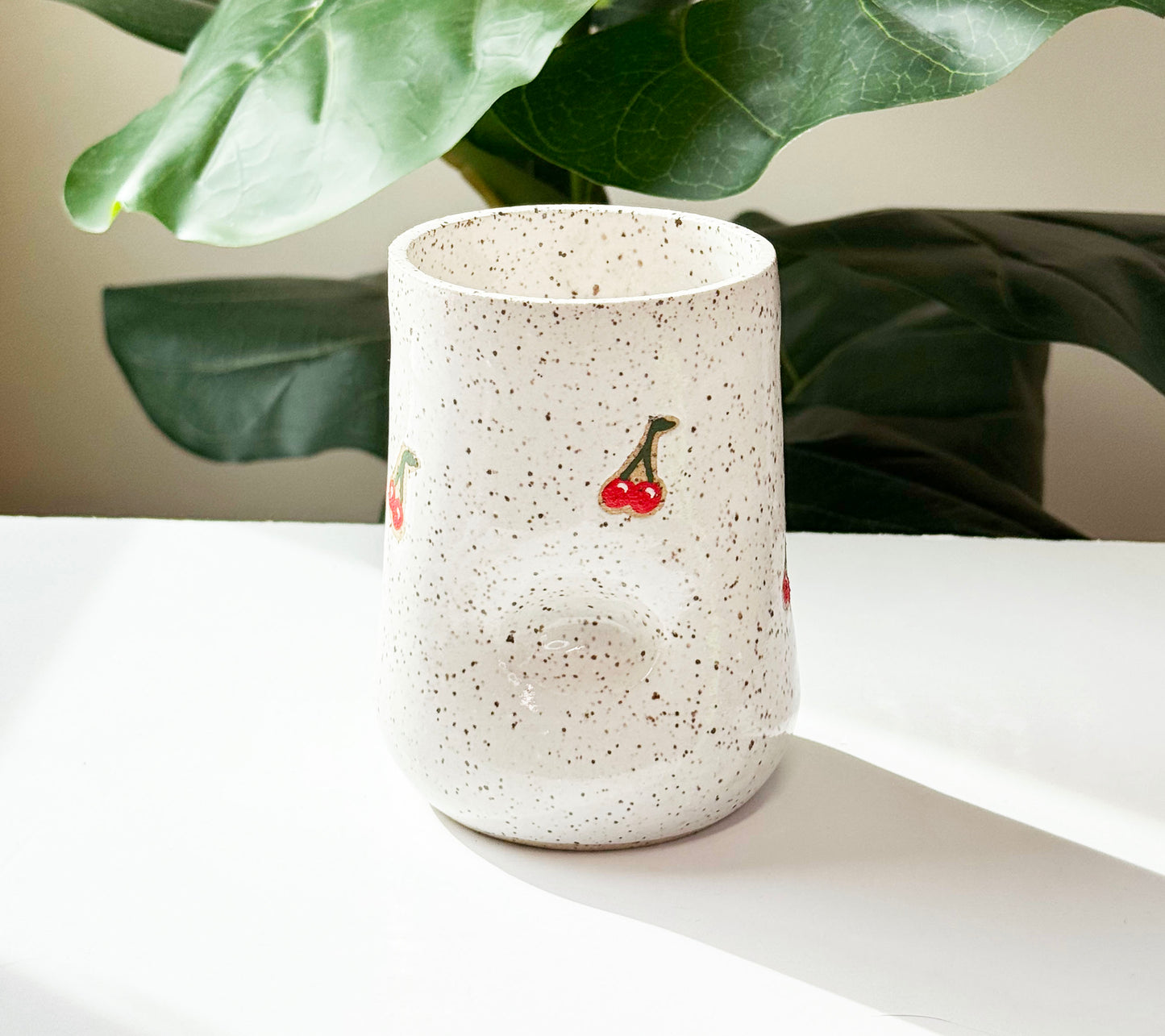Cherry Thumb Cup
