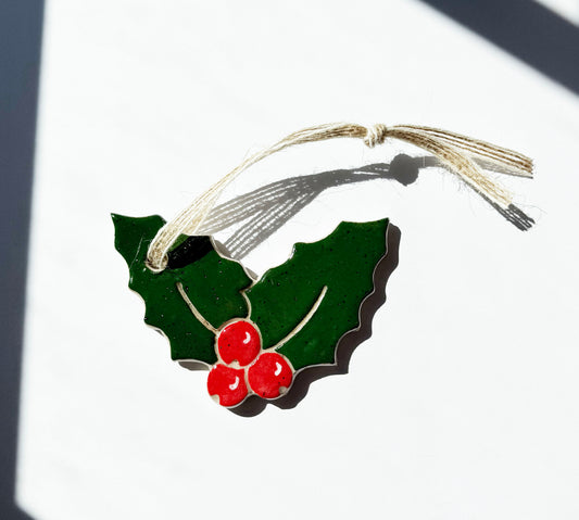 Holly Ornament