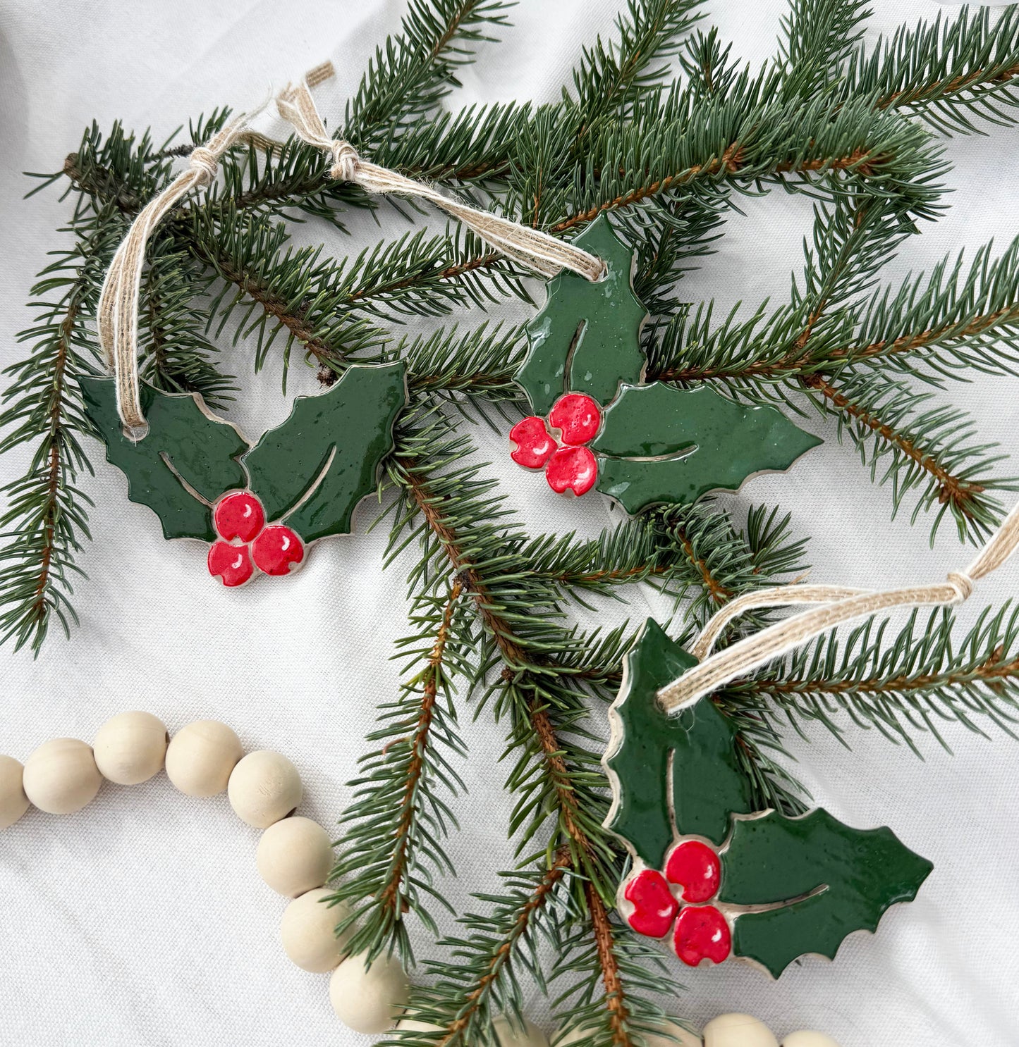 Holly Ornament