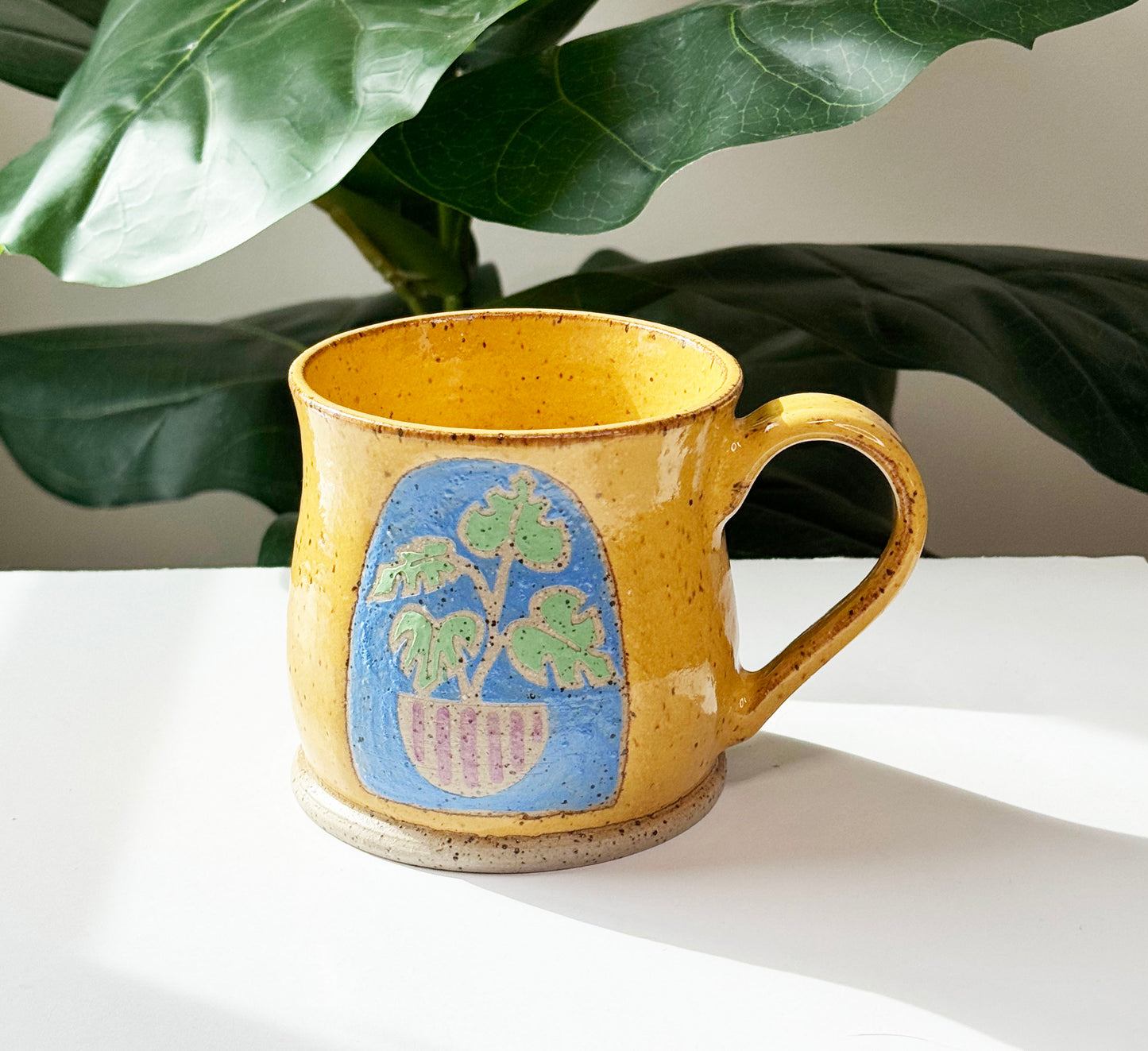Large Monstera Mug