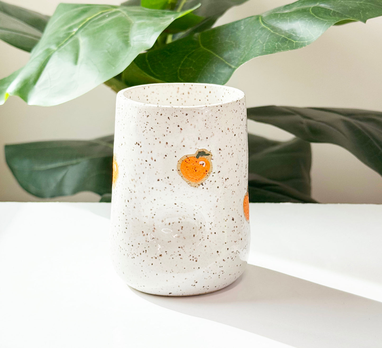 Peach Thumb Cup