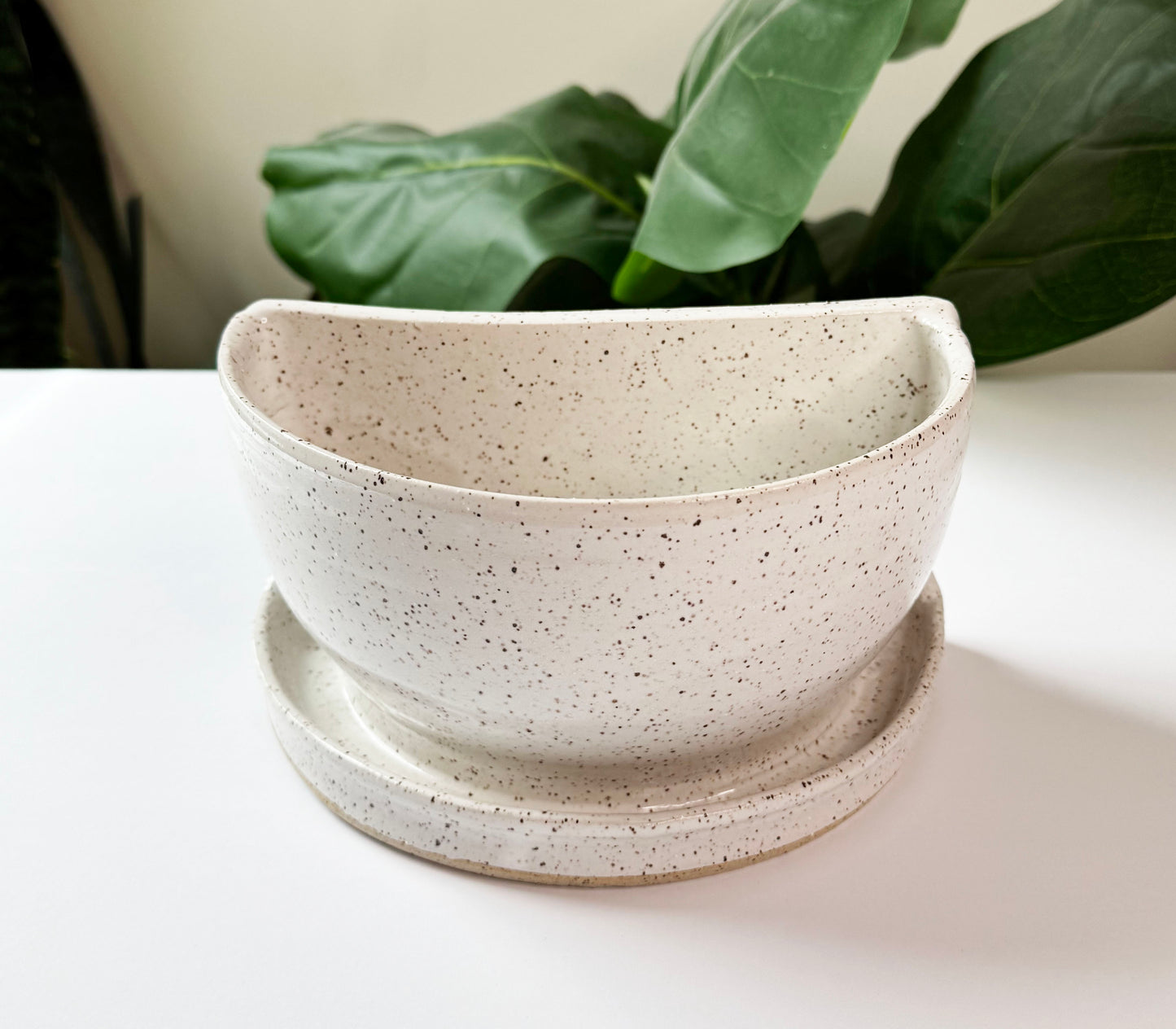 White Bookend Planter (Single Side) NOT A SET