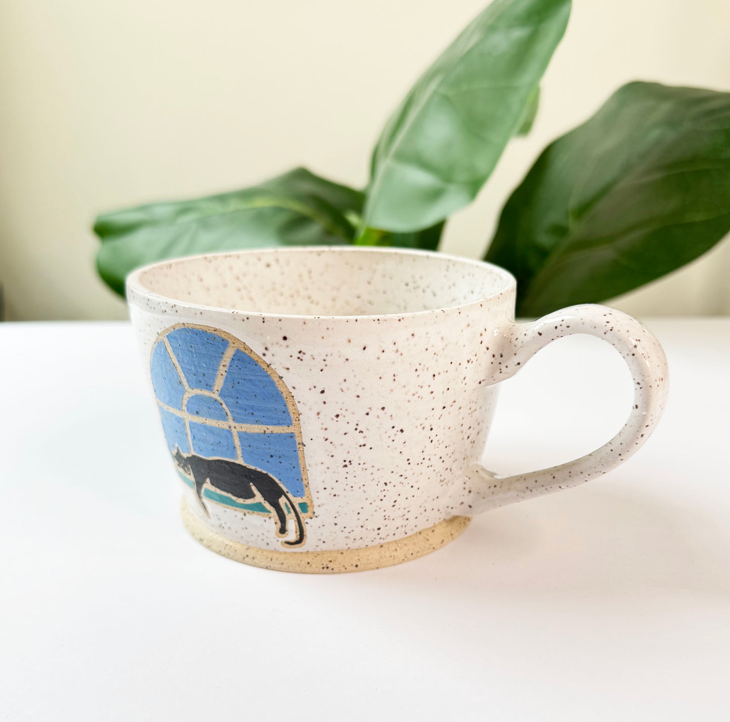 Large Window Cat Mug