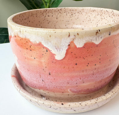 2 Tone Pink Planter