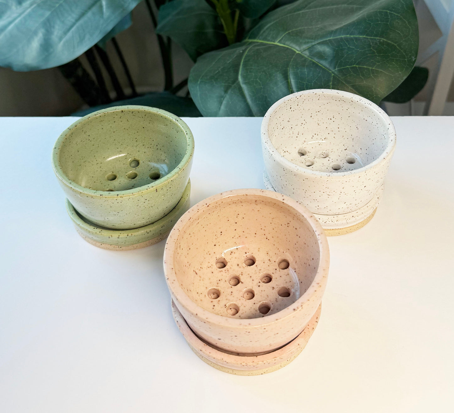 Single Serving Berry Bowl & Saucer