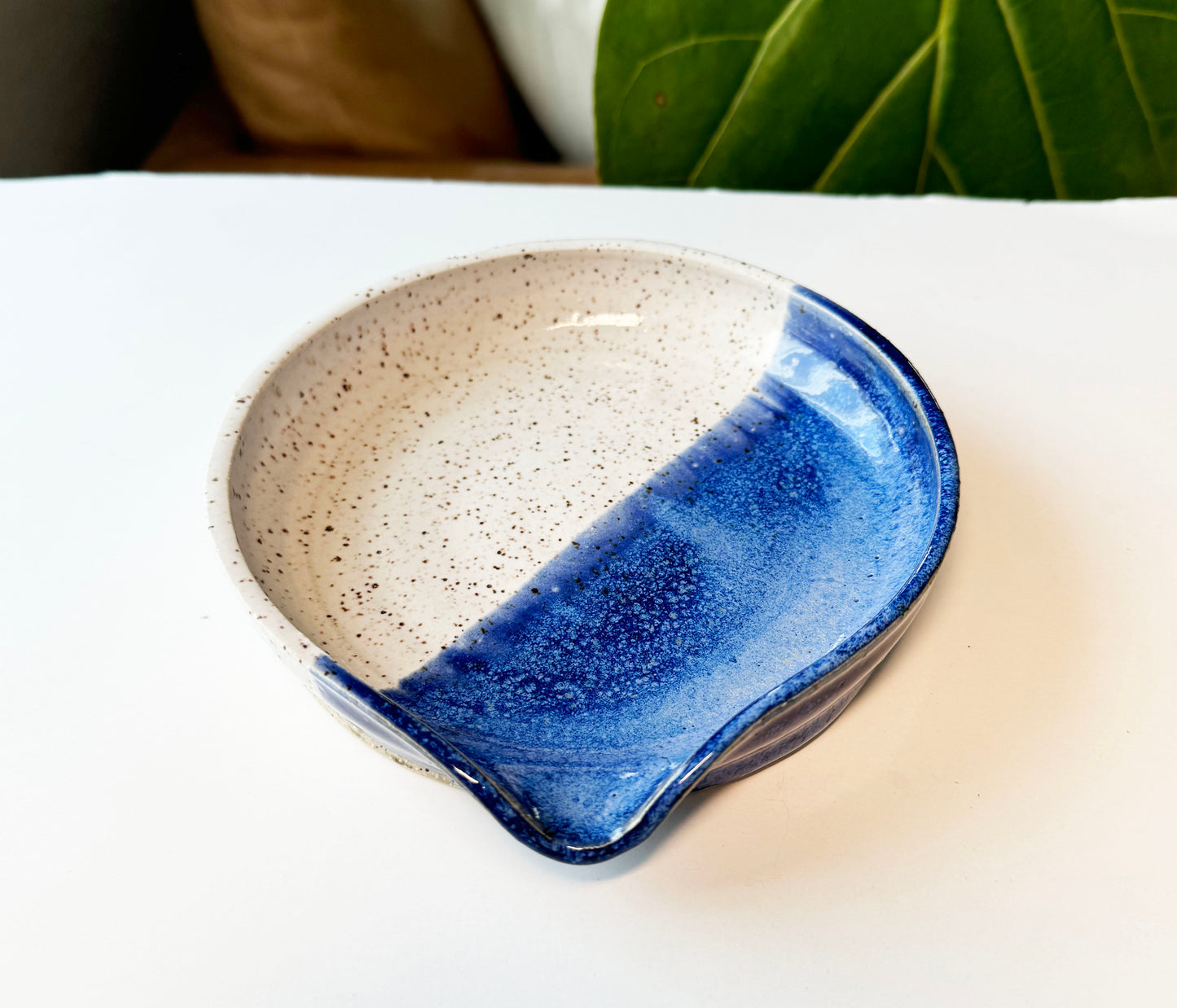 Blue & White Spoon Rest