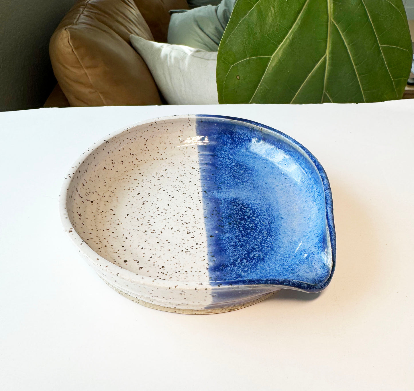 Blue & White Spoon Rest