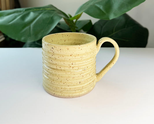 Medium Butter Yellow Mug