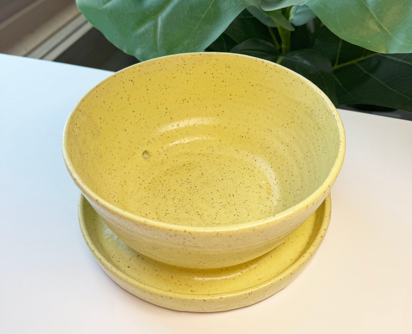 7 in Butter Yellow Planter