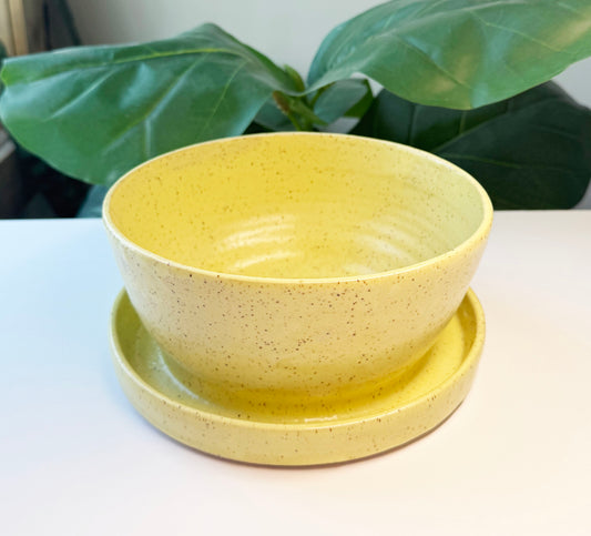 7 in Butter Yellow Planter