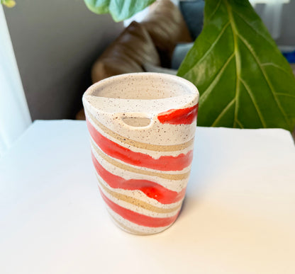 Candy Cane To-go Thumb Cup