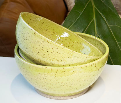 Lime Green Bowl Set