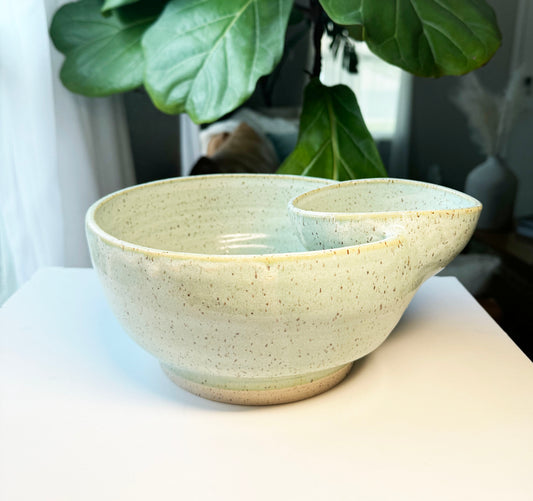 Plain Mint Chip & Dip Bowl