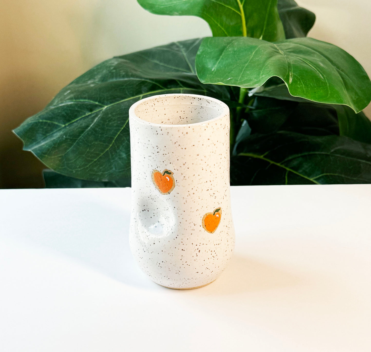 Peach Thumb Cup