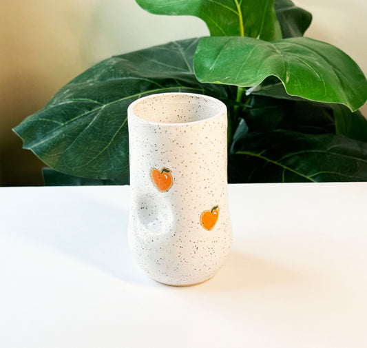 Peach Thumb Cup