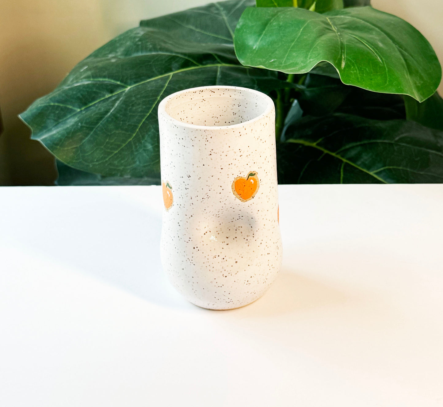 Peach Thumb Cup