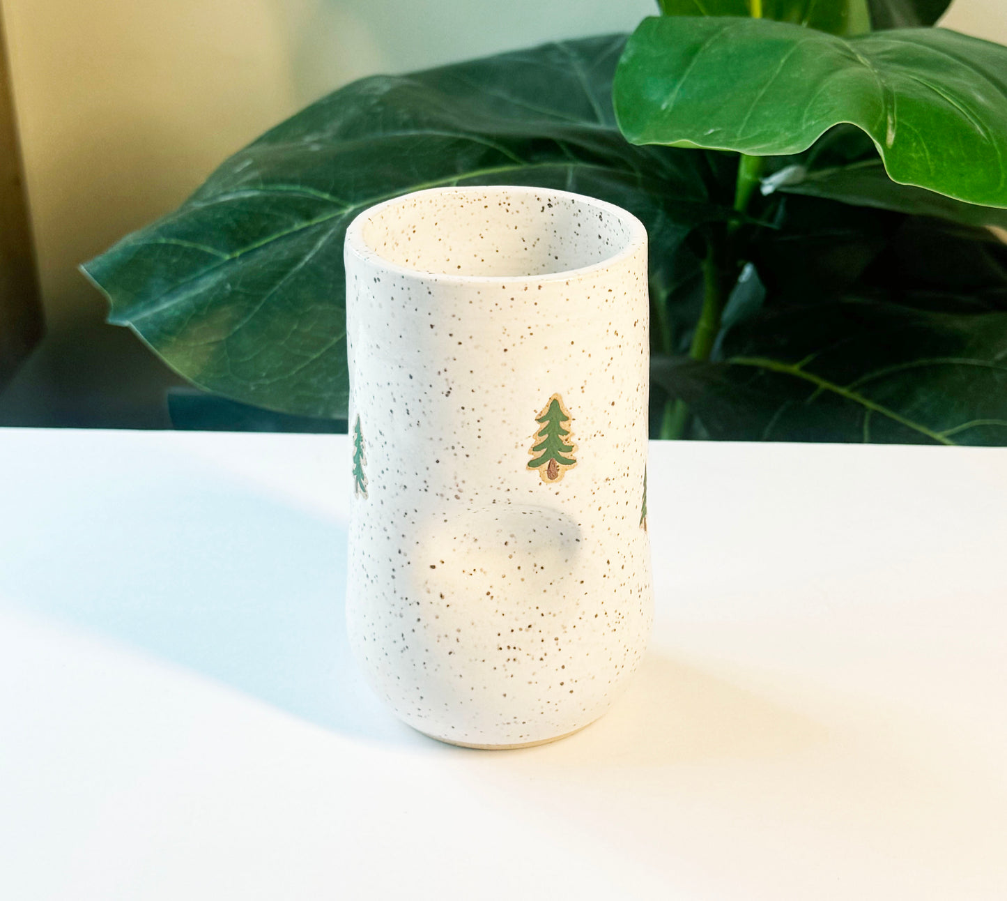 Pine Tree Thumb Cup