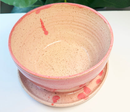 7 in Pink on Blush Planter