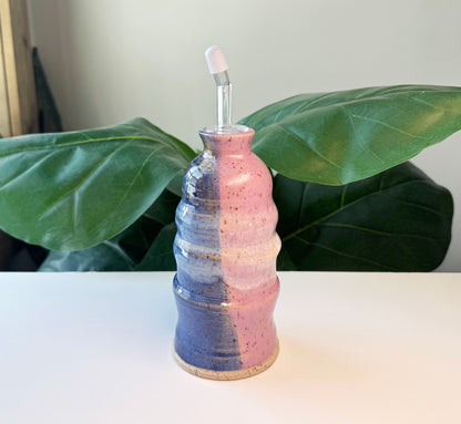 Purple Olive Oil Cruet