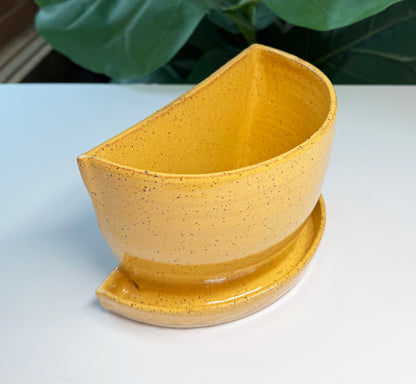 Yellow Bookend Planter (Single Side) NOT A SET