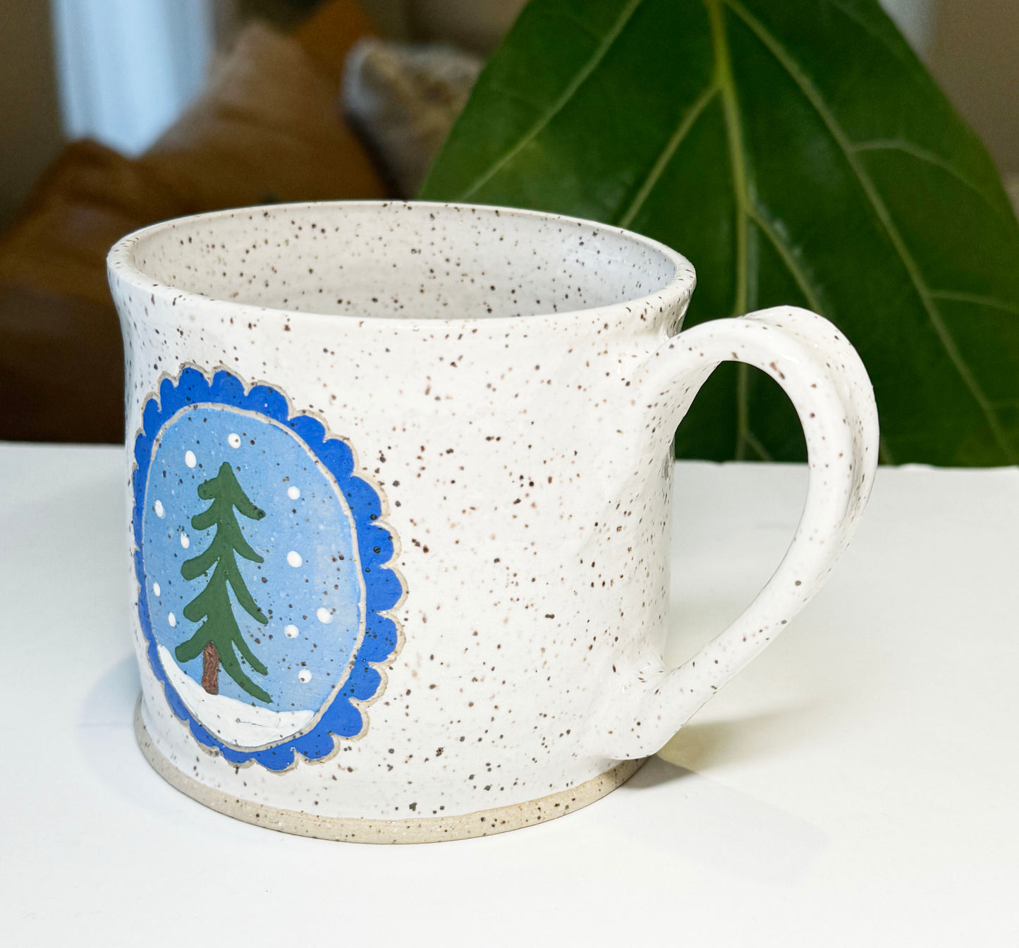 Large Snowy tree Mug