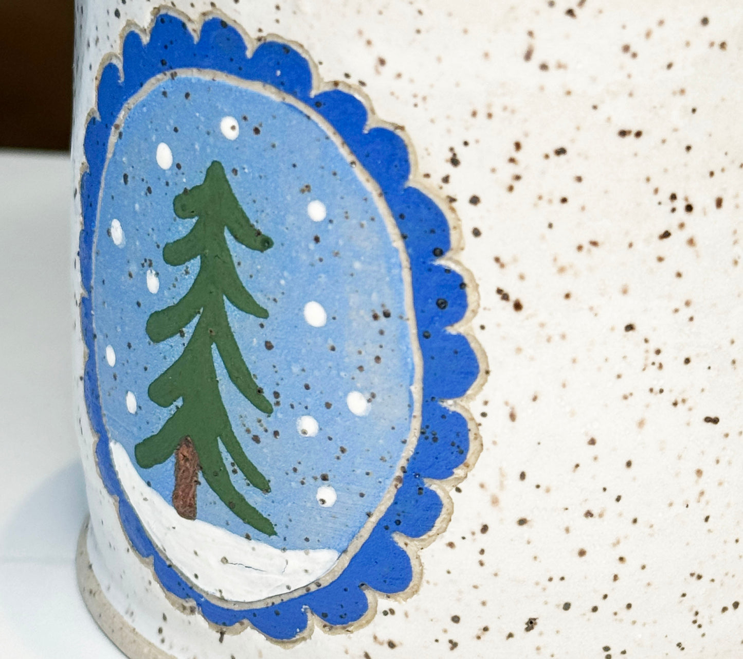 Large Snowy tree Mug