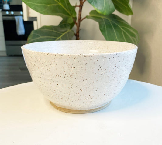 Medium White Serving Bowl