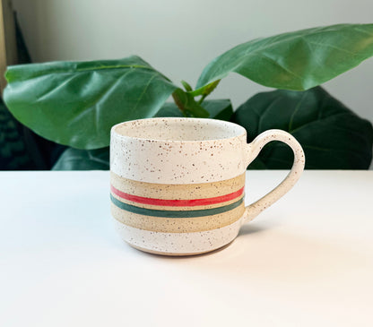 Striped Xmas Mug