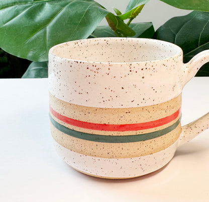 Striped Xmas Mug