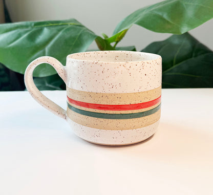 Striped Xmas Mug