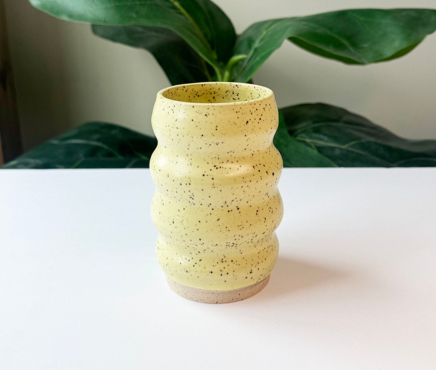 Butter Yellow Curvy Cup