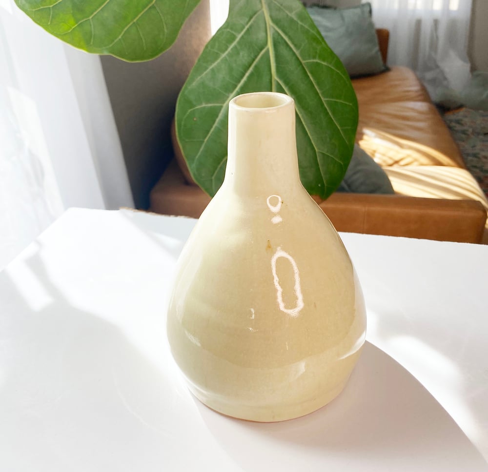 Soft Yellow Vase